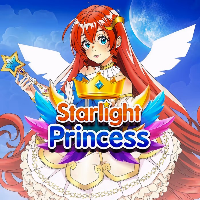 Starlight Princess slot with anime-style graphics and tumble mechanics